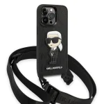 کاور کارل لاگرفلد مدل CROSSBODY STRAP CASE مناسب برای گوشی موبایل آیفون 14 پرو