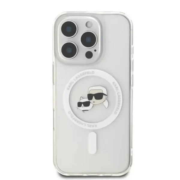 کاور کارل لاگرفلد مدل MAGSAFE CLEAR K&C مناسب برای گوشی موبایل آیفون 16 پرومکس