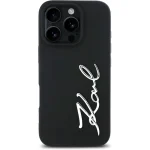 کاور کارل لاگرفلد مدل SILICONE METAL SIGNATURE مناسب برای گوشی موبایل آیفون 16 پرومکس - Image 3