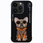 کاور نیمی مدل GLASSES DOG مناسب برای گوشی موبایل آیفون 14 پرومکس - Image 3