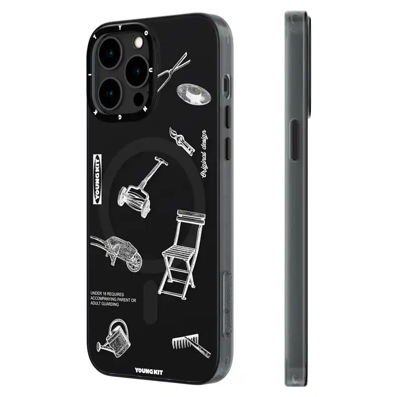 youngkit-coffe-black-magsafe-case-iphone14promax-front-2 کاور یانگ کیت مدل COFFE مناسب برای گوشی موبایل آیفون 14 پرومکس - Image 1