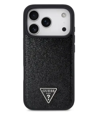 کاور گس GUESS MAGSAFE FIXED GLITTER چرمی اورجینال مناسب آیفون ۱۷ پرومکس