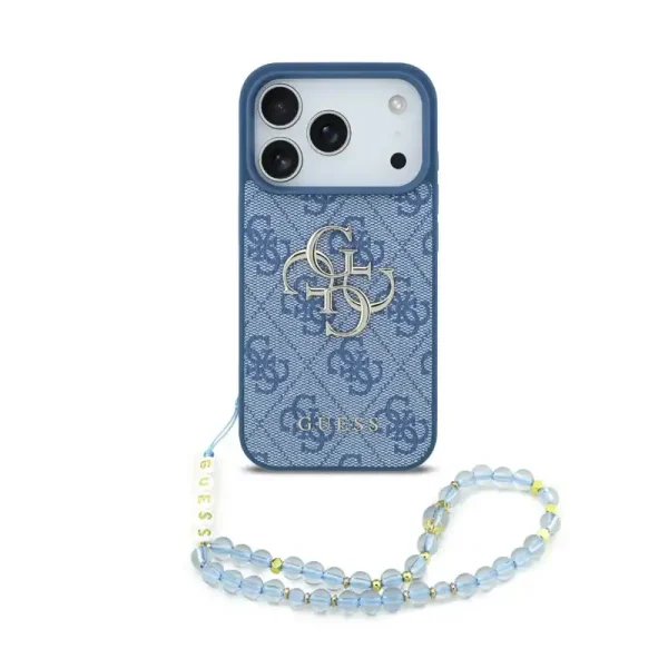 کاور گس مدل Lanyard مناسب آیفون 17 پرو مکس با طراحی چرمی لوکس و بند لنیارد برای حمل آسان.