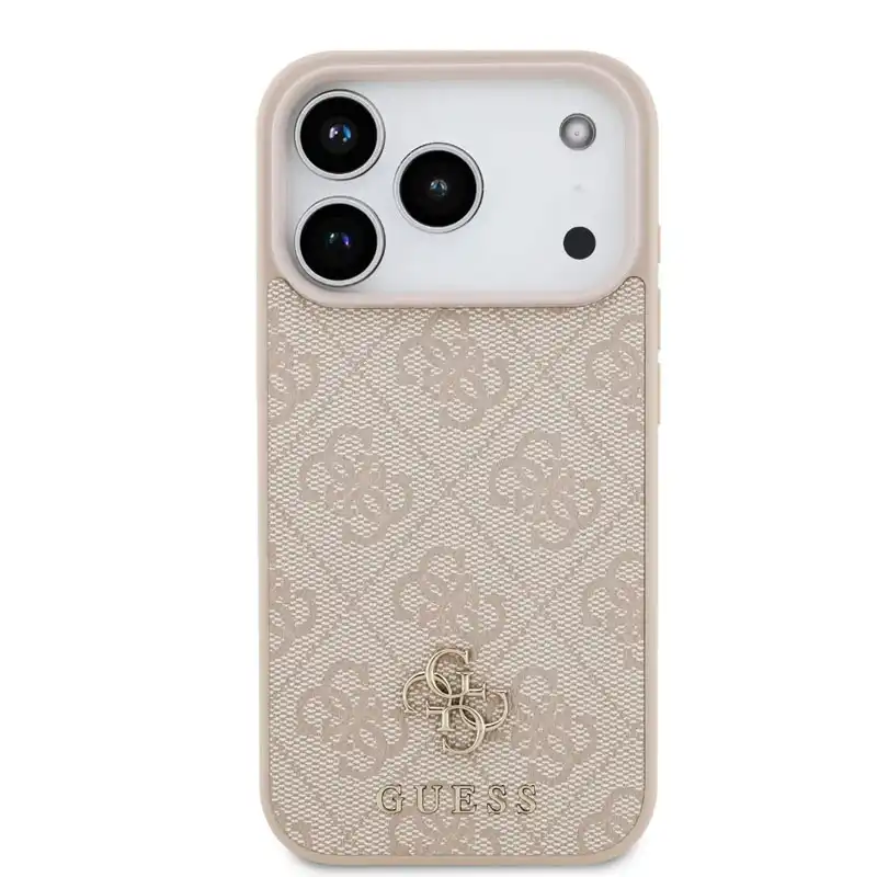 guess-small-logo-classic-pink-magsafe-case-iphone17pro-front-1 کاور گس مدل GUESS MAGSAFE SMALL مناسب گوشی موبایل آیفون 17 پرو - Image 1