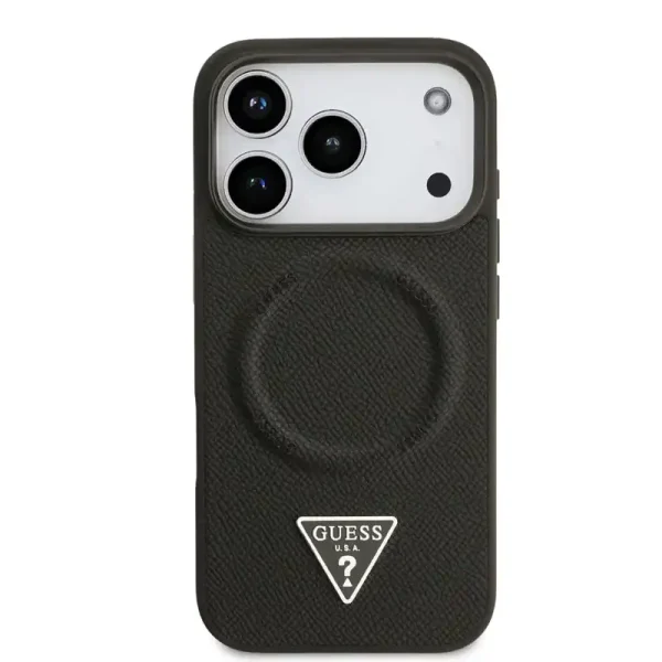 کاور گس مدل MAGSAFE LEATHER TRIANGLE مناسب برای گوشی موبایل آیفون 17 پرو