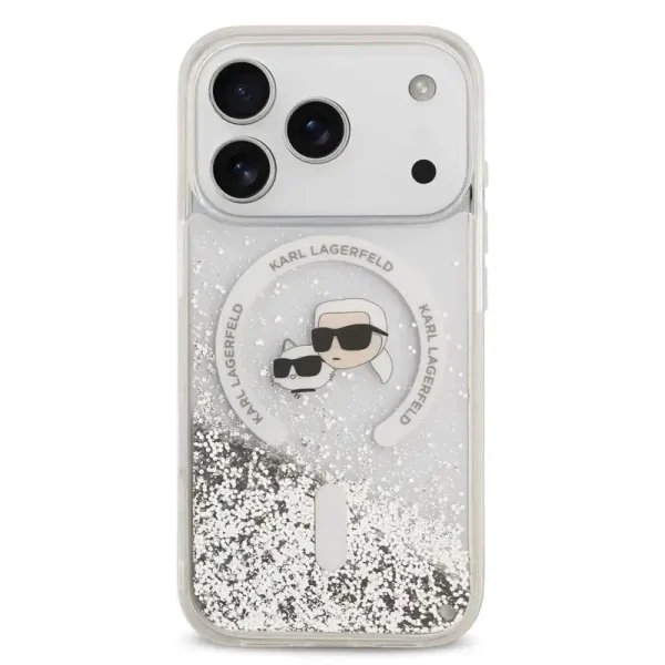 کاور کارل لاگرفلد مدل MAGSAFE GLITTER K&C مناسب گوشی موبایل آیفون ۱۷ پرومکس