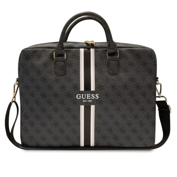 کیف لپ تاپ گس اورجینال مدل GUESS 4G STRIPES مناسب 15/16 اینچ