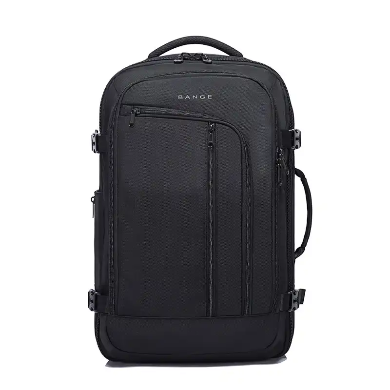 bange-backpack-1916-black-front کوله پشتی لپتاپ 17.3 اینچ بنج BANGE BG-1916