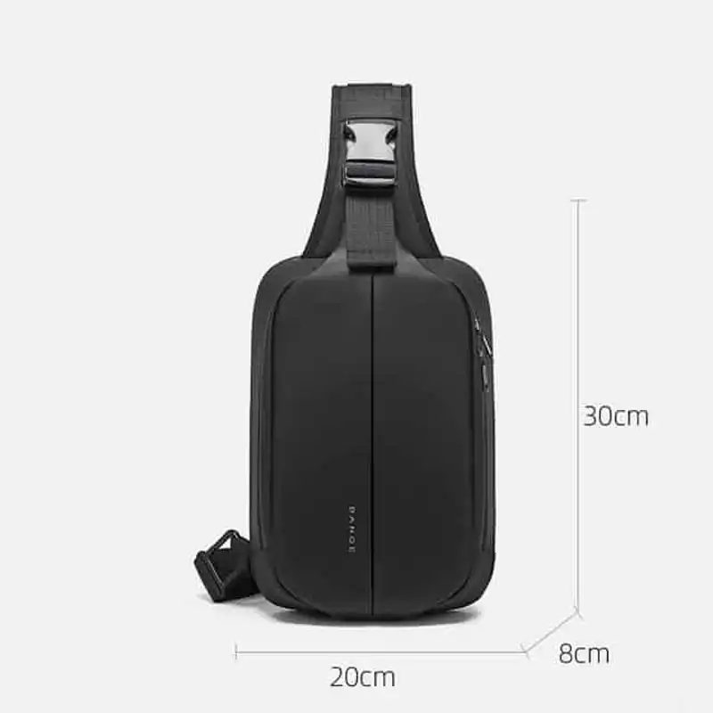 bange-crossbody-7210-black-front-3 کیف کراس بادی اورجینال بنج BANGE BG-7210