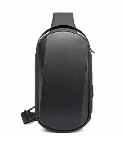 کیف کراس بادی اورجینال بنج BANGE BG-7256 با جیب ضد سرقت و به رنگ مشکی