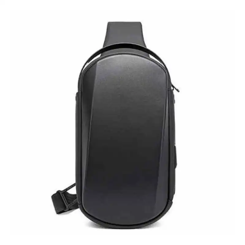 کیف کراس بادی اورجینال بنج BANGE BG-7256 با جیب ضد سرقت و به رنگ مشکی