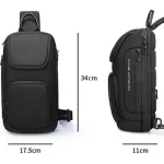 کیف کراس بادی اورجینال بنج BANGE BG-7565 - Image 8