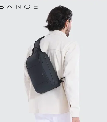کیف کراس بادی 11 اینچ بنج BANGE BG-8031 به رنگ مشکی و مناسب برای آیپد تا 11 اینچ